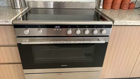 .Modern Siemens 90×60cm 5 Eyes Full Electric Ceramic Cooker Range