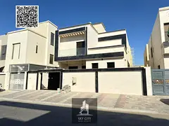 Luxury Villa for Sale in Al Yasmeen, Ajman | Two Floors, 4 Master Bedrooms, and Rooftop - Freehold a