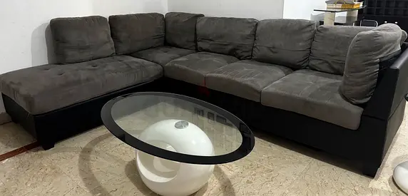 L shaped 7 seater couch
