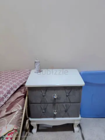 Elegant side table  with Double Drawers