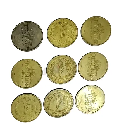 Exonumia Collection of City Centre Tokens Coins