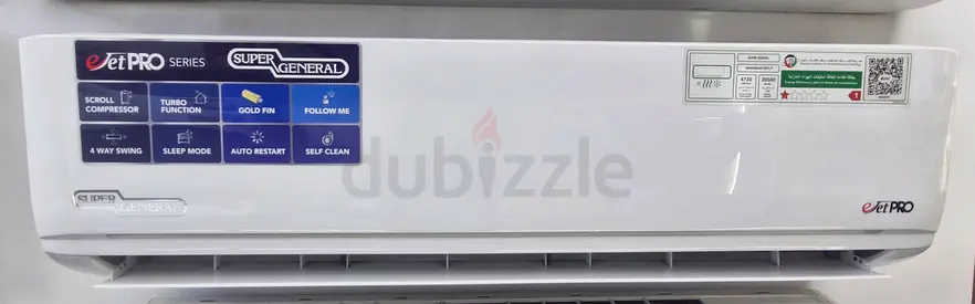 SuperGeneral Split Ac 1 ton brand new aircondition warranty 5 year