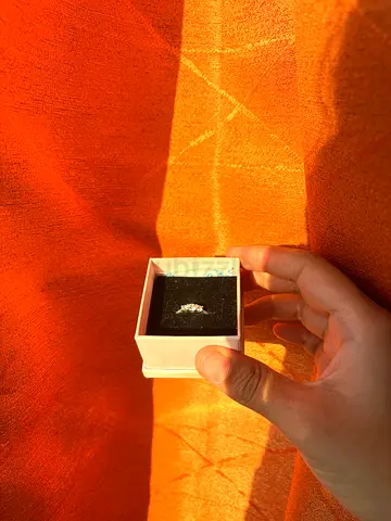 Pandora Silver 3 Stone Ring Cubic Zirconia