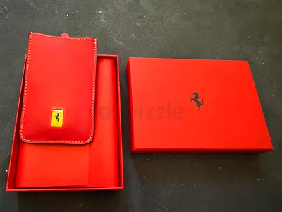 Ferrari genuine leather card holder made in Italy 🇮🇹