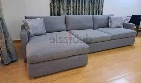 Cratebarrel lounge deep L shape sofa