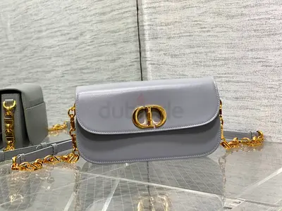Dior 30 Montaigne Avenue Bag In Grey Box Calfskin