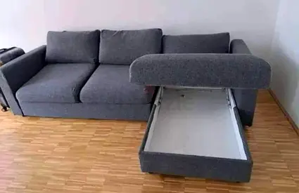 Selling in excellent Condition Ikea Kivik Vimle L Shape Sofa Bed with Storage