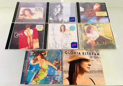 8 Gloria Estefan Music CD’s