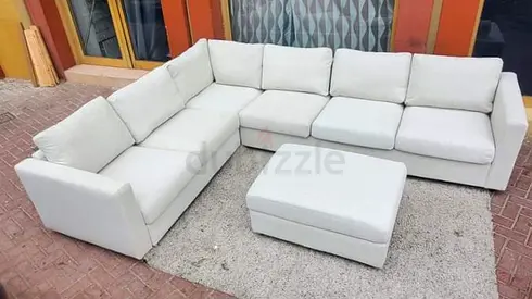 Looks great Condition Ikea Vimle Corner Sofa Beige without footstool
