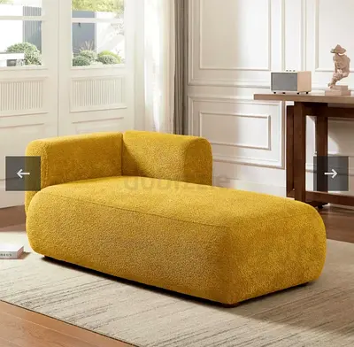 Cozy and Stylish Boucle Chaise Lounge