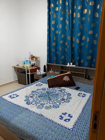 Master bedroom with attached bathroom in Barsha 1