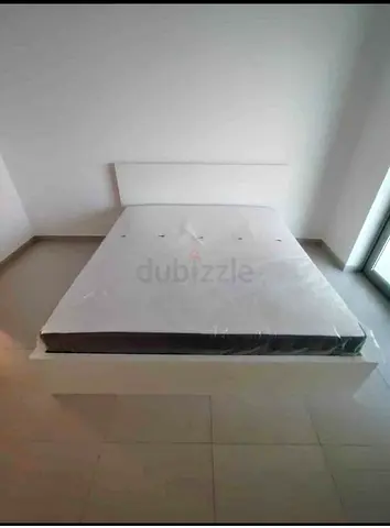 IKEA Malam queen size bed 160/200cm bed with 2 storage drawers underneath  and Ikea mattress
