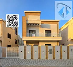 Villa for sale next to the mosque, ground floor, first floor, and roof, custom finishing, directly