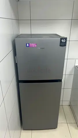 Pristine Silver 2-Door Refrigerator for Sale - Medium Size