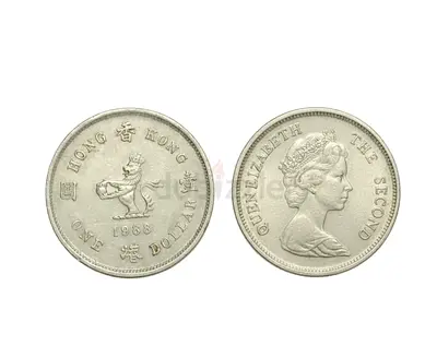 Hong Kong 1985 One Dollar Coin