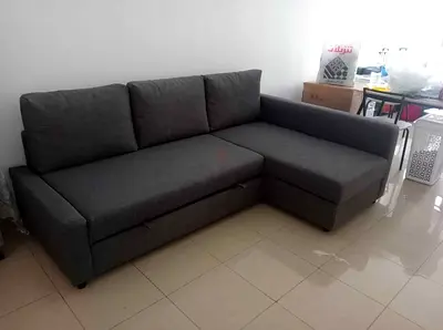 Comfortable L-Shaped Sofa bed with Storage