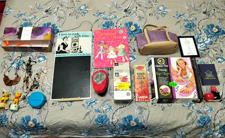 All For 10 AED woman accessories and kids items Christmas items