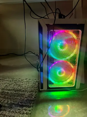 RGB Gaming PC Case with Dual Fans