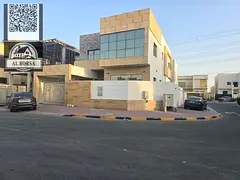 Villa for rent in Al Yasmin, Ajman. 5 bedrooms, living room, majlis, parking, spacious area.