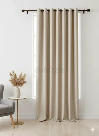 Elegant Beige Black-Out Curtains - Perfect for Any Room