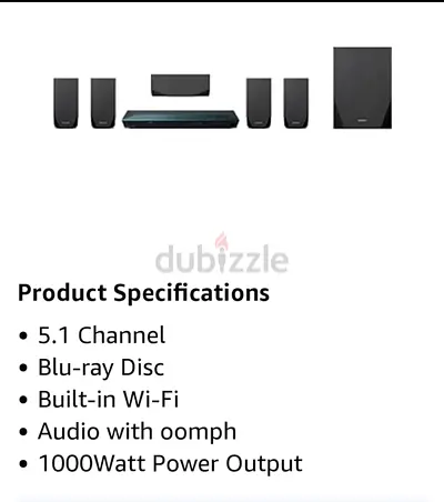 Home Theater System with Powerful Audio