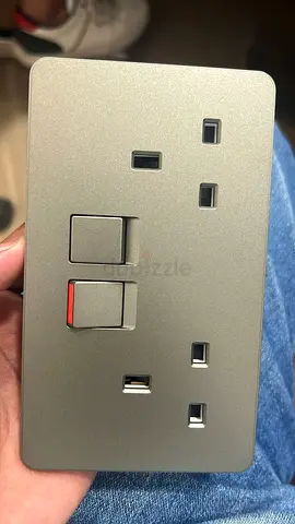 Hager 13A Twin Socket Sleek and Modern