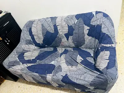 Cozy Leaf Print Sofa for Sale