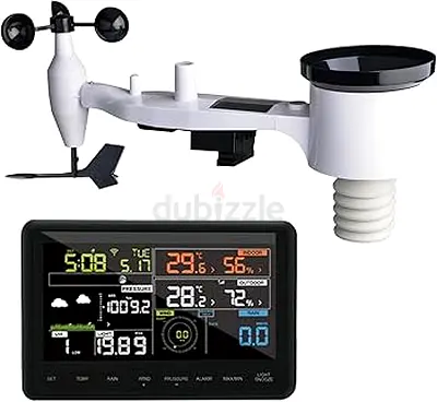 ECOWITT WS2910 Weather Stations, Wireless Outdoor Solar Powered 7 in 1