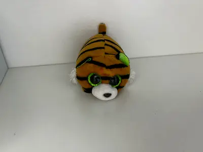 Cute Plush Tiger Toy with Glasses