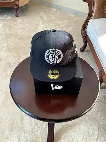 New era NBA Marvel Brooklyn Nets Size 7 59fifty