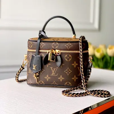 Louis vuitton LV Vainty PM Brown Monogram Canvas