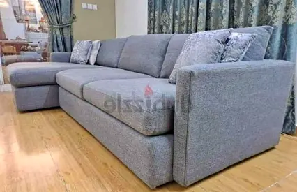 Cratebarrel lounge deep L shape sofa