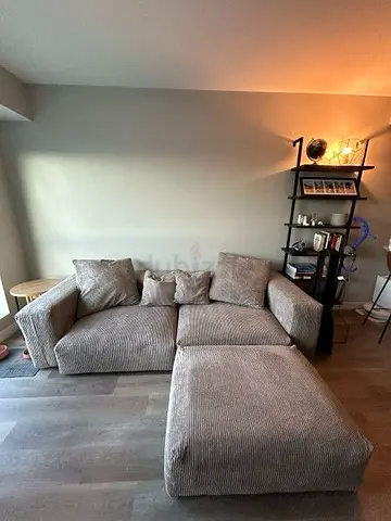 Comfortable and Stylish Sofa with Ottoman