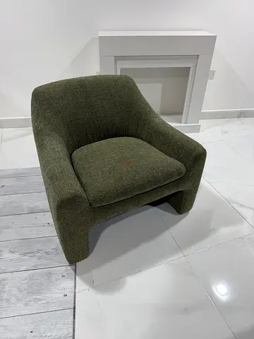 Fabric armchair