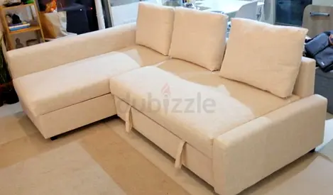 L shape sofa bed with storage
