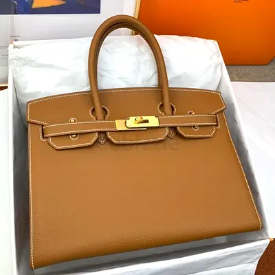 Hermes Birkin 30 Sellier In Gold Epsom Calfskin