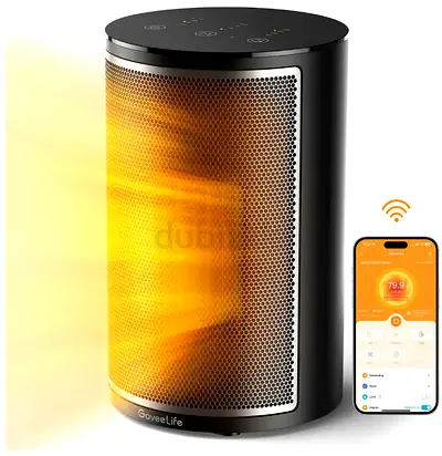 GoveeLife Smart Electric Heater, Low Energy Efficient, 24H Timer Fast Heater