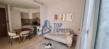 Stylish 1-Bedroom Apartment | Fully Furnished | Pool and Burj View | High-End Interiors