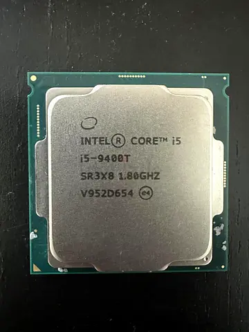 Effecient High Performance Intel i5-9400t 6 core 6 thread CPU 3.4GHz