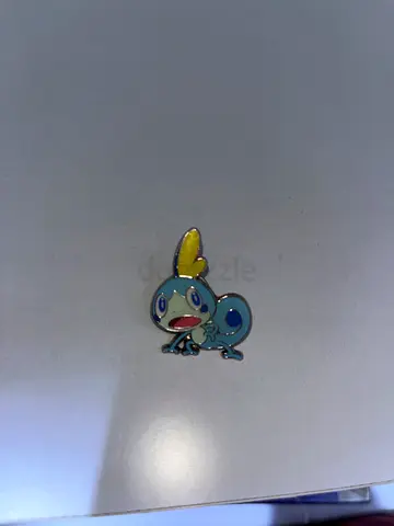 Cute Collectible Enamel Pin of a Blue Character
