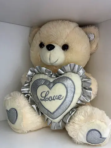 Cute Plush Teddy Bear with Heart