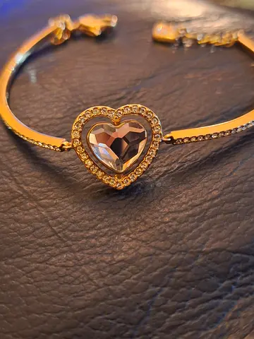 Swarovski heart bracelet