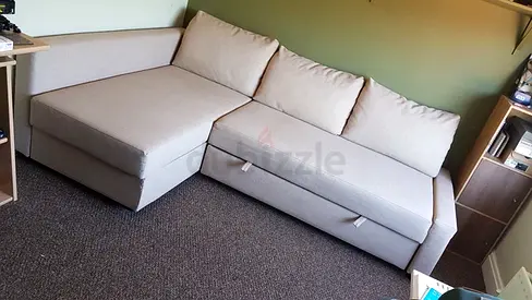 Comfortable L-Shaped Sofa bed with Storage