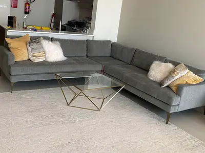 West Elm Ãndes Corner Sofa Perfect Condition