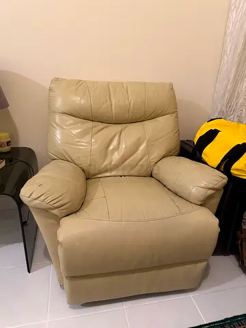 Comfy Leather Recliner Chair