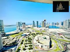 Luxury 3BHk sea view gym swimming pool free balcony wardrobes with 2master bedroom maid room near Du