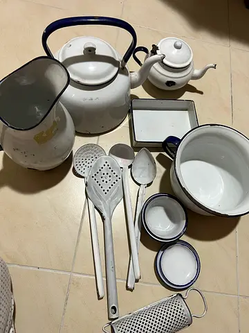 Antique enamelwares