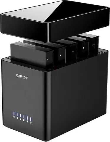 ORICO 5 Bay 3.5 Inch Hard Drive Enclosure USB C to SATA Magnetic