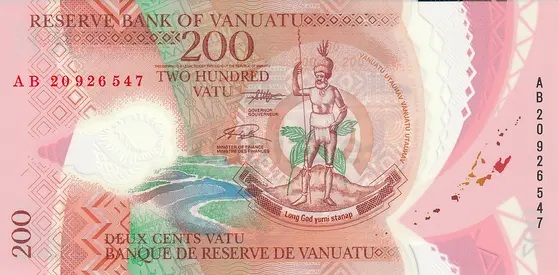 VANUATU 200 VATU BANKNOTE 2020