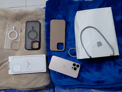 Gently used Apple iPhone 16 Pro Max 99% battery health and scratch less condition 10/10